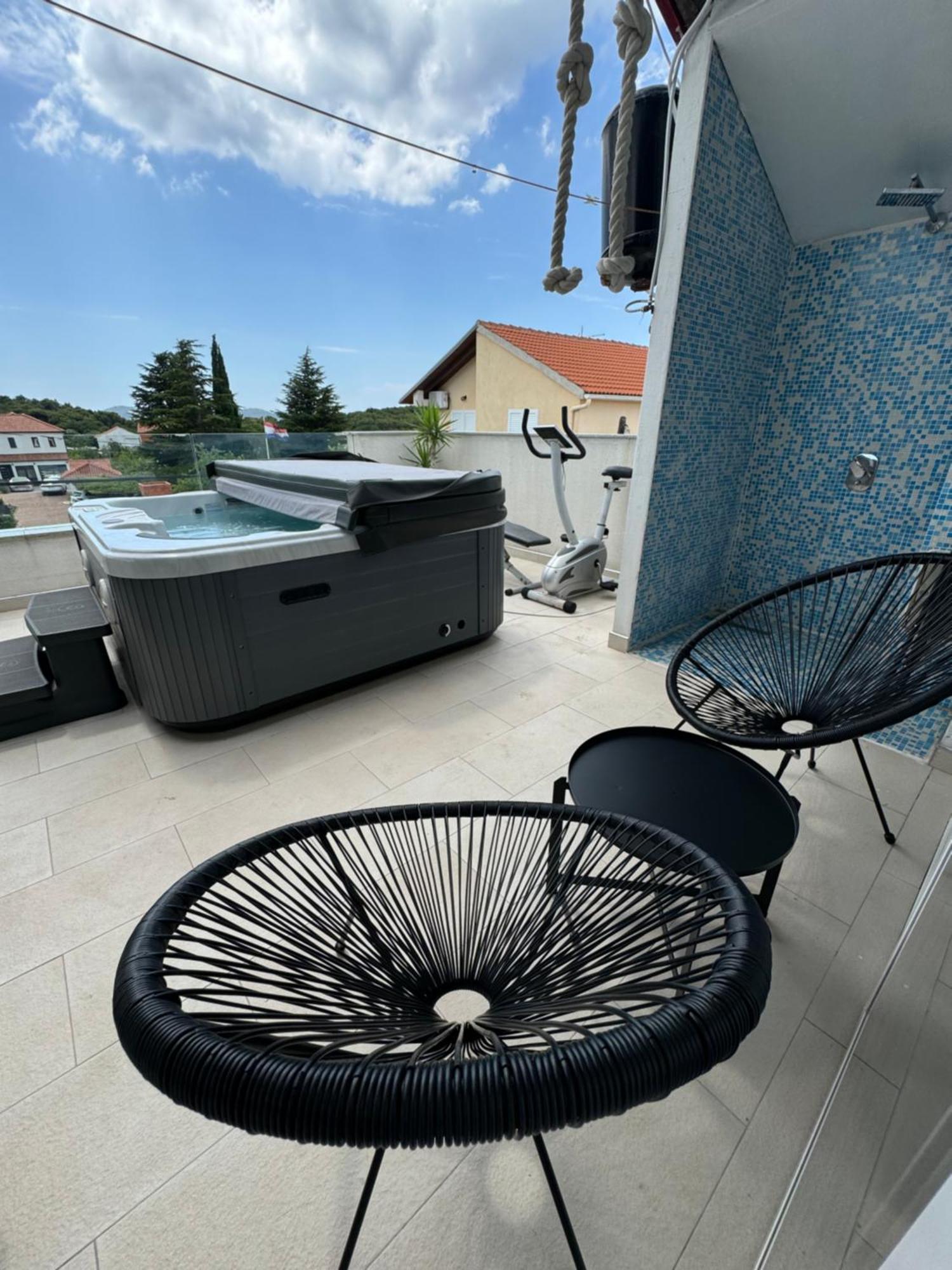 Penhaus apartman Angelus Drage Pakostane Bagian luar foto