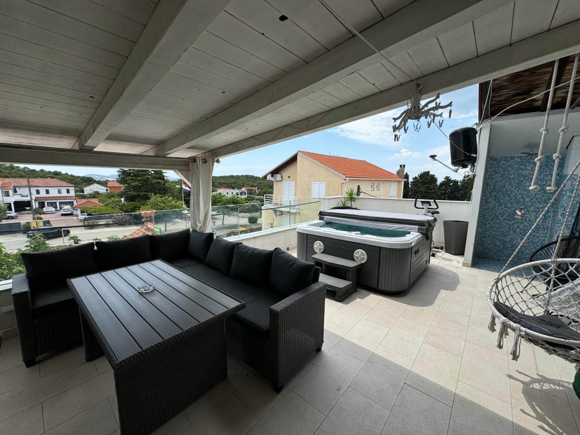 Penhaus apartman Angelus Drage Pakostane Bagian luar foto